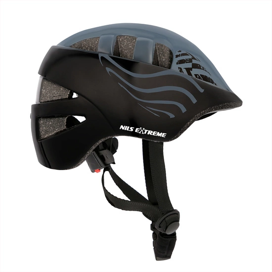 Kask dziecięcy NILS EXTREME MTW08 czarny