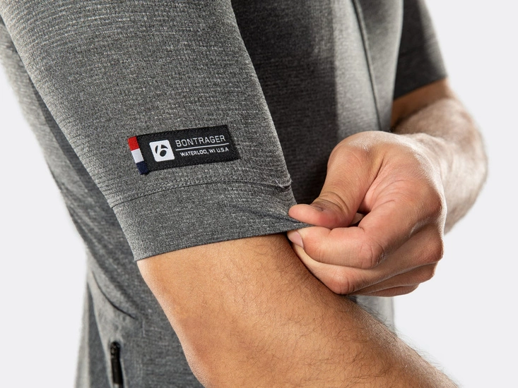 Koszulka rowerowa męska Bontrager Circuit Grey