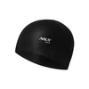 Czepek do pływania NQC dots NILS AQUA czarny