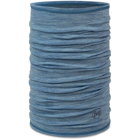 Bandana BUFF Merino Lightweight Solid Lake Blue