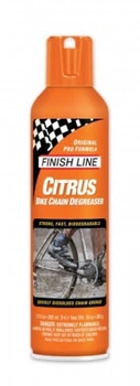 Odtłuszczacz do łańcucha rowerowego Finish Line Citrus 335 ml