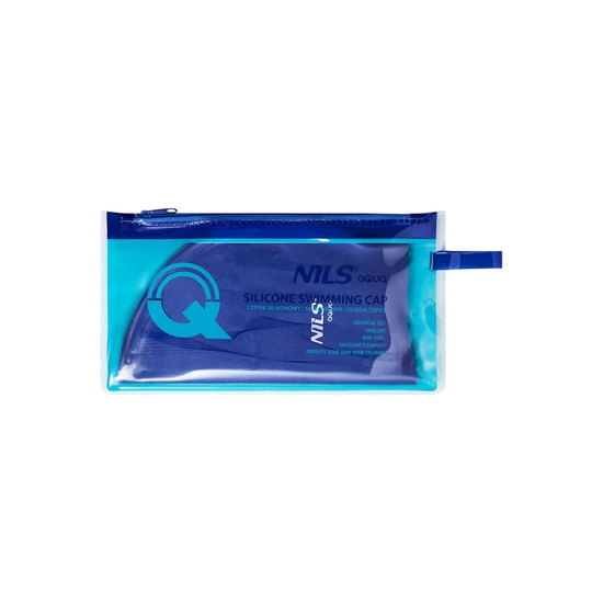 Czepek do pływania NQC NILS AQUA BL04 ciemnoniebieski