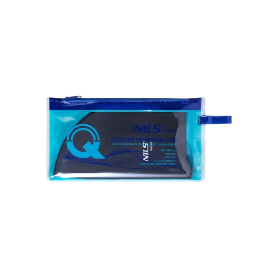 Czepek do pływania NQC NILS AQUA BK czarny