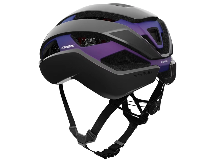 Kask rowerowy Trek Circuit WaveCel black/purple