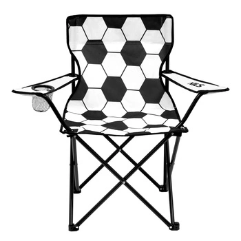 Krzesło składane NILS NC3303 biało-czarne