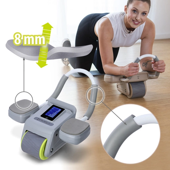 Koło do ćwiczeń mięśni brzucha HMS KA08 S szare