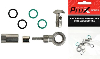 Zestaw końcówek PROX Banjo krótka śruba