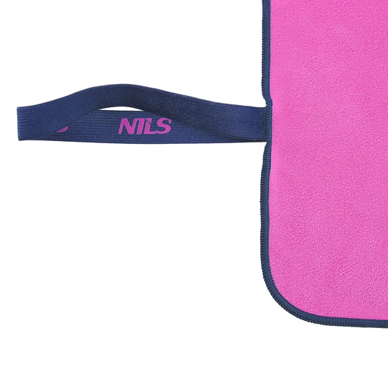 Ręcznik z mikrofibry NILS NCR13 200 x 90 cm różowy