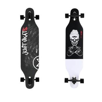 Deskorolka Longboard wood NILS EXTREME Skull2