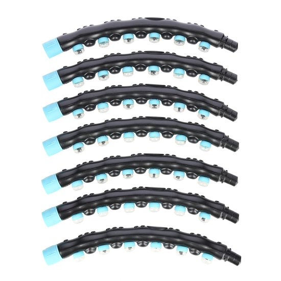 Hula hop masujący z magnesami HMS HHP006 98cm czarny / niebieski