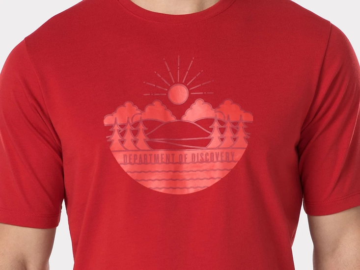 Koszulka rowerowa męska Bontrager Evoke Red