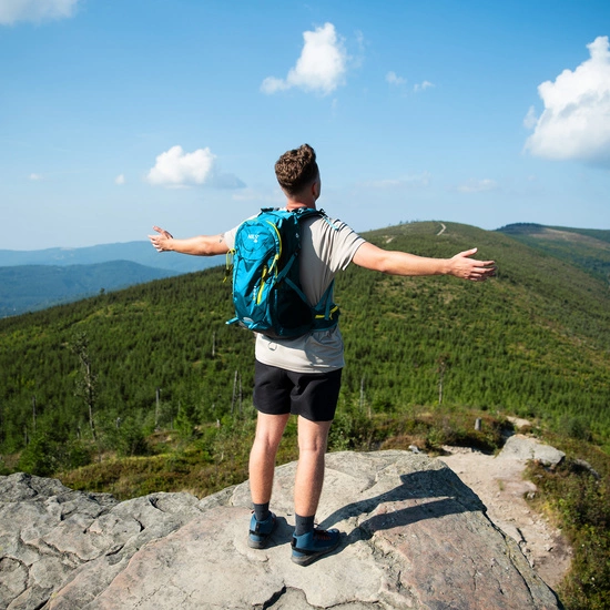 Plecak turystyczny NILS CAMP NC1917 blue rambler 40L