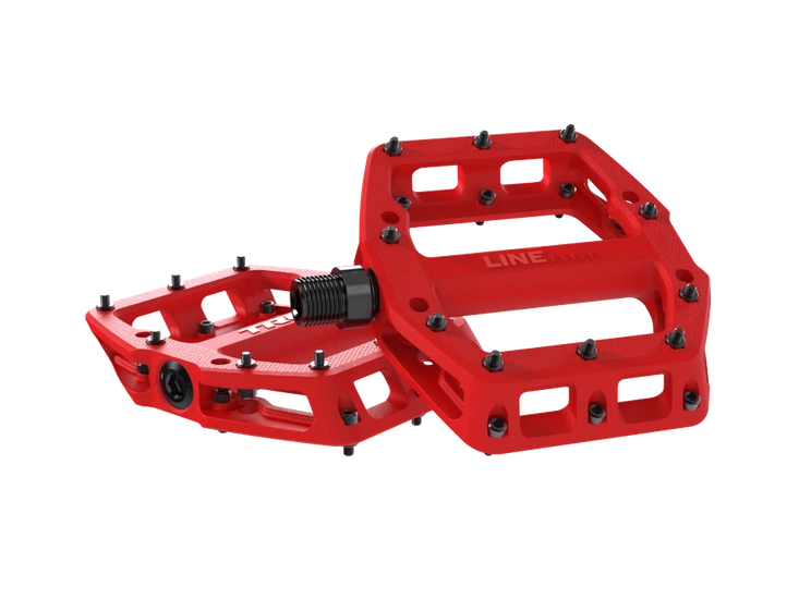 Pedały rowerowe Trek Line Elite Flat radioactive red