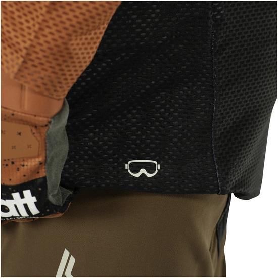 Koszulka rowerowa dziecięca LEATT Jersey MTB Gravity 4.0 Junior rust