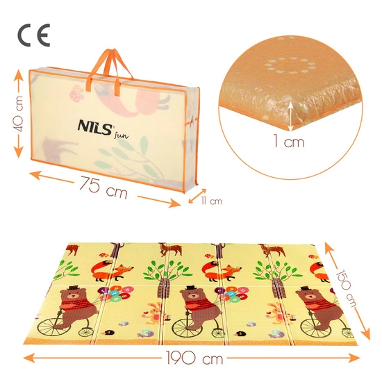 Mata dziecięca NILS FUN MD05 Forest