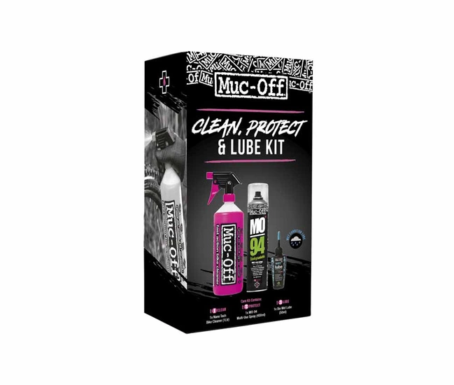 Zestaw do czyszczenia Muc-Off Wash Protect Lube Kit