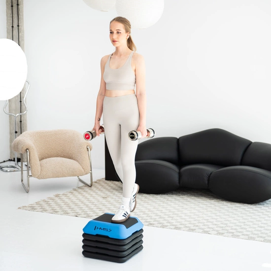 Step do aerobiku HMS AS001 Mini czarno - miętowy