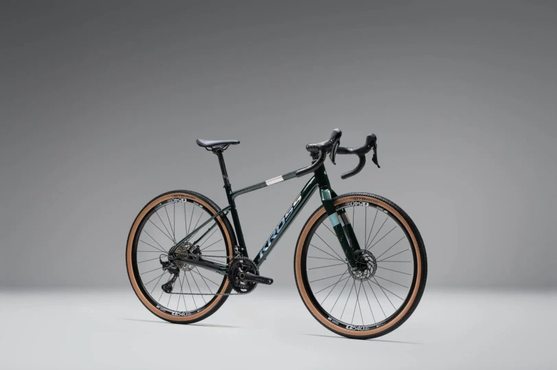 Rower gravel Kross Esker 6.0 ULT.RA 2025 zielony holo