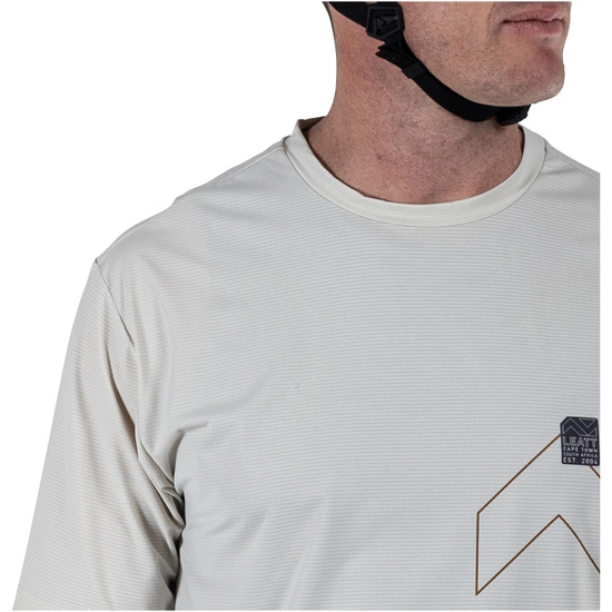 Koszulka rowerowa Leatt Jersey MTB Trail 1.0 X-Flow cream