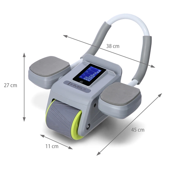 Koło do ćwiczeń mięśni brzucha HMS KA08 S szare