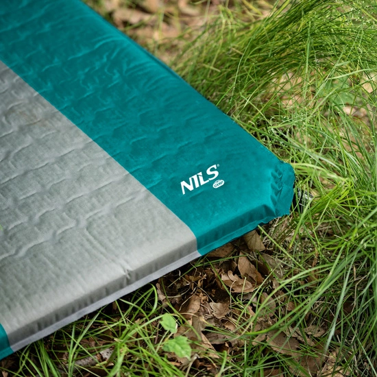 Mata samopompująca NILS CAMP NC4340 niebieski / szary