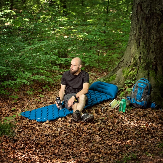 Mata turystyczna NILS CAMP NC4006 turkusowa z pompką