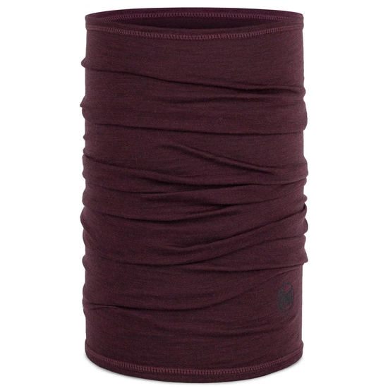 Bandana BUFF Merino Lightweight Solid Garnet