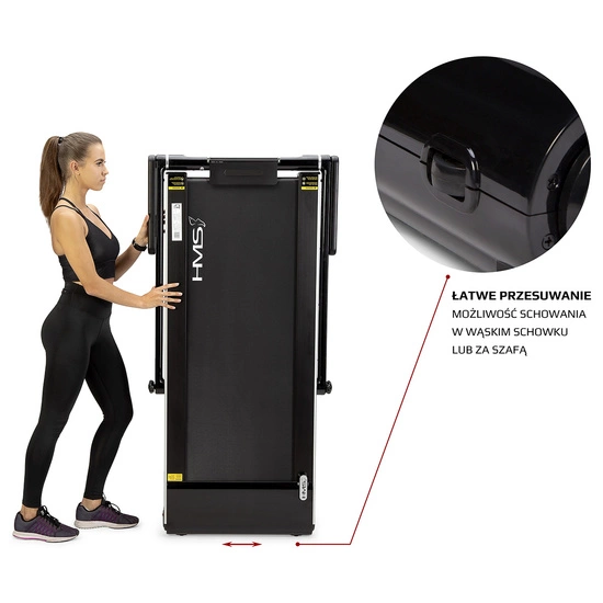 Bieżnia elektryczna HMS LOOP12 black