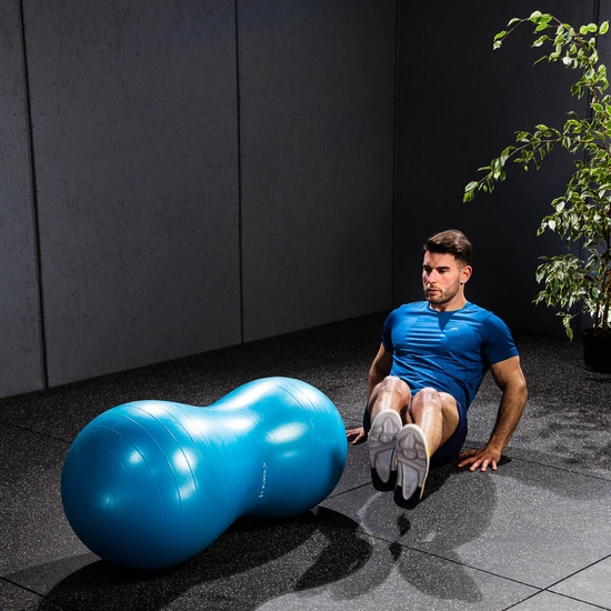 Piłka gimnastyczna orzeszek HMS YP05 niebieska