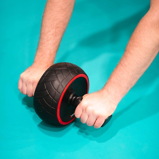 Wałek z matą do ćwiczeń mięśni HMS WA14 czarny