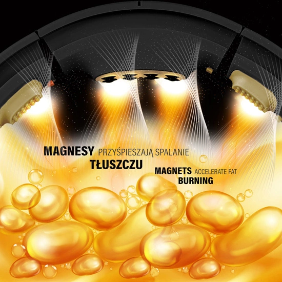 Hula hop z licznikiem HMS HHM13 NEW czarny / złoty