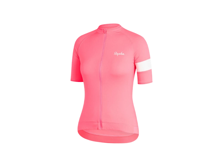 Koszulka rowerowa damska Rapha Core Pink