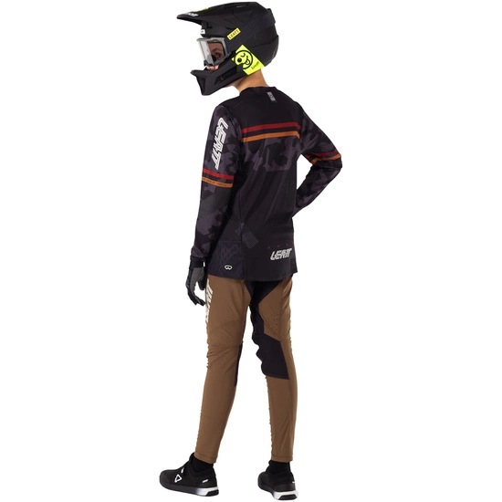 Koszulka rowerowa dziecięca LEATT Jersey MTB Gravity 4.0 Junior black