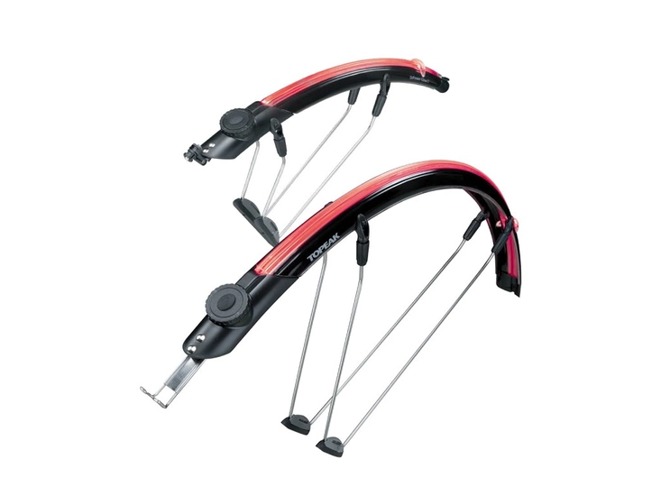 Błotniki rowerowe Topeak Defender X SET iGLOW 700 x 25C