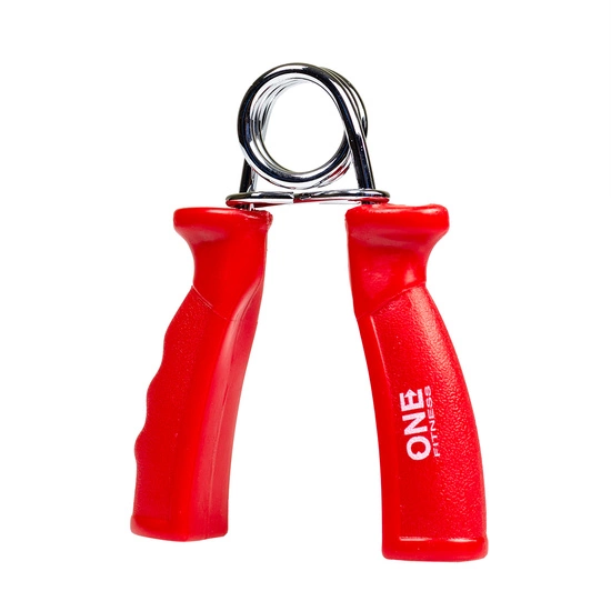 Ściskacz twardy ONE FITNESS PZ04 S czerwony