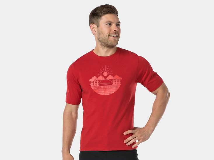 Koszulka rowerowa męska Bontrager Evoke Red