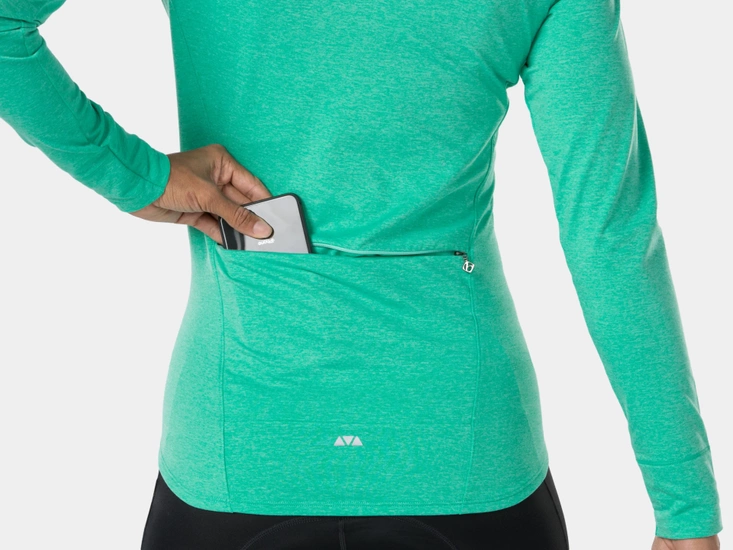 Koszulka rowerowa damska termiczna z długim rękawem Bontrager Vella Grey